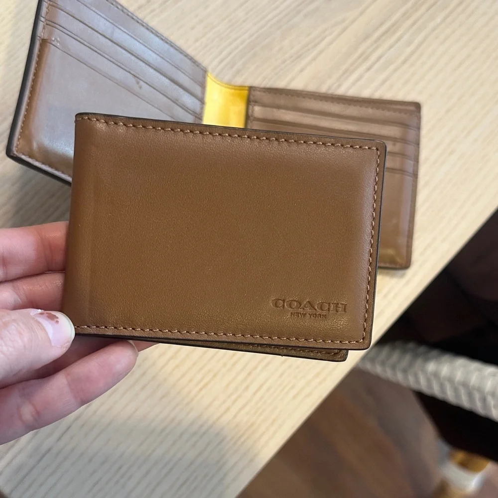 2 Piece Limited Edition Coach x PAC-MAN Wallet with insert